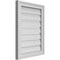 Ekena Millwork Vertical Surface Mount PVC Gable Vent: Functional, w/ 2"W x 1-1/2"P Brickmould Frame, 18"W x 24"H GVPVE18X2402SF - alternate 4